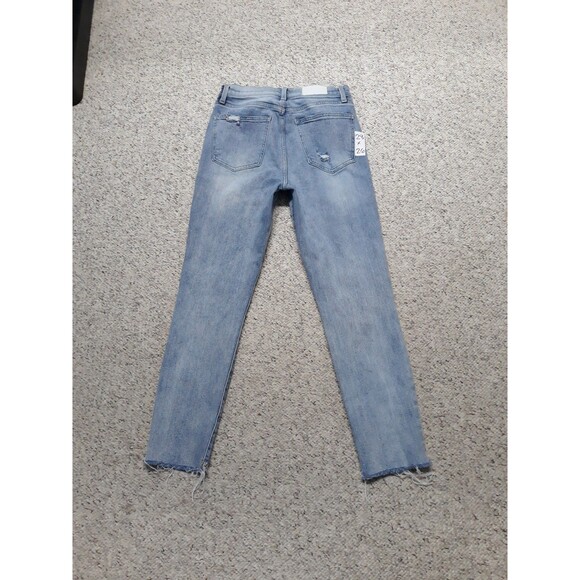 28 Pistola High-Rise Crop 90's Distressed Step Hem Skinny Slim - Picture 5 of 6